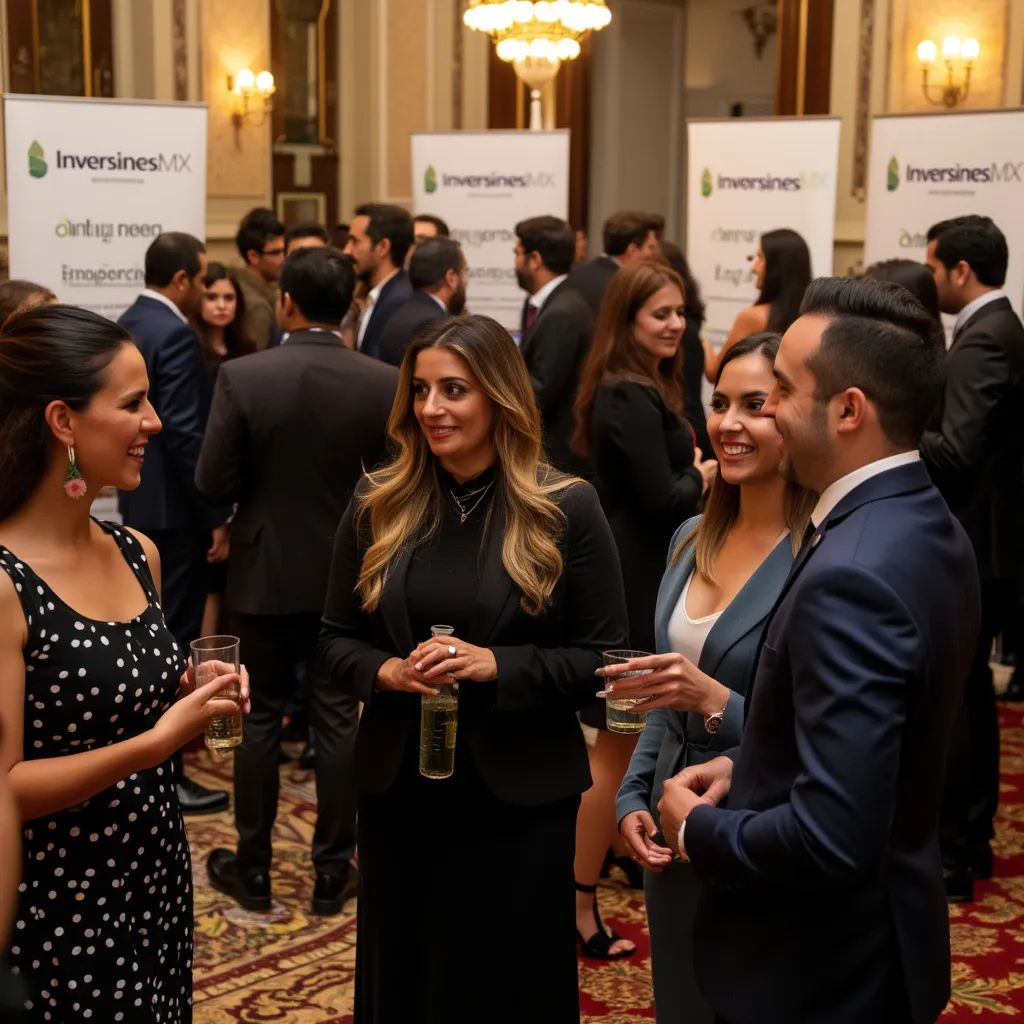 Evento de networking de InversionesMX con clientes y socios estratégicos.